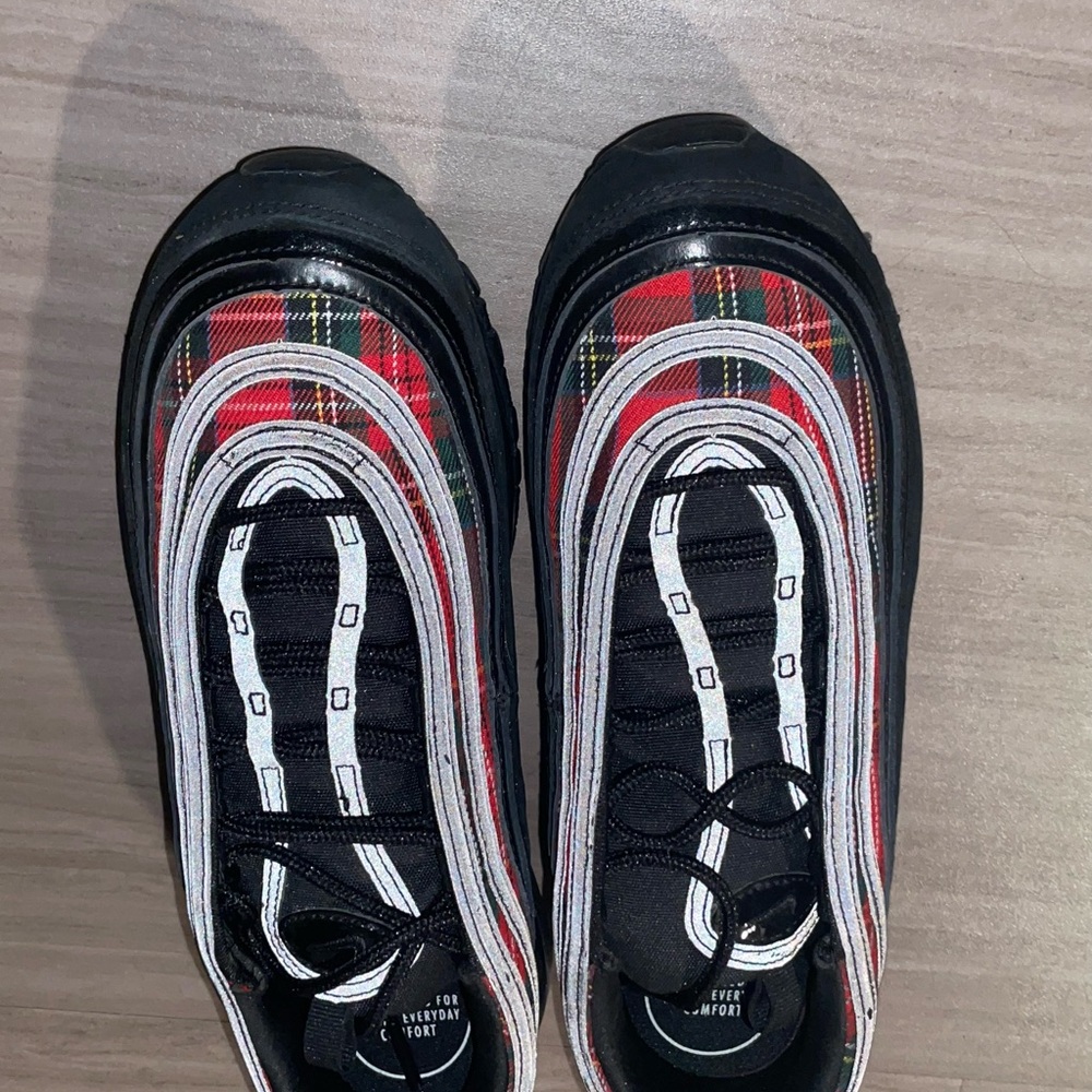 Stylish Kids Plaid Sneakers